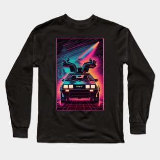 Delorean Future Design Long Sleeve T-Shirt